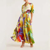 New Temperament Commuter Fashion Printed Shirt Casual