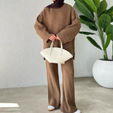 Women's Knit Dresses In Fall 2025 New Casual Fashion Pants Set For