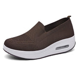 Sleeve Sleeves Of Lazy People Thick Soles To Increase The Air Cushion Sports Rocking Shoes New Fly Weaving Mesh Breathable Casual Women's