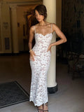 New High-End Women Decor With Thin Sexy Sling Dress Dress Long Dress Buns Hip