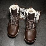 And Winter Rubber Warm Men Sgs Round Head Brown Flat And Retro