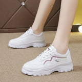 The Casual Shoes Women 2025 Autumn New Round Head Low Help In Korean Version Of The Student Small Old Father