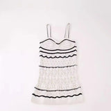 Women's Summer 2025 New Holiday Beach Hollow Sling Knit Long
