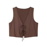 New Texture Vest Top 8338772 Long Dress