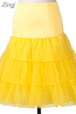 Vintage 50s 60s Women Ball Gown Tutu Skirt Swing Rockabilly Petticoat Underskirt Crinoline Fluffy Pettiskirt for