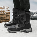 New Large Snow Boots Men And Women Plus Thick Cotton Shoes Outdoor Shoes Anti-Slip Warm Boots