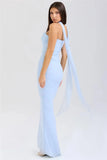 Corset And Bodycon Maxi Skirt With Neckerchief Set-Outfit