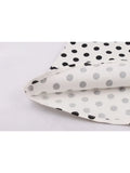3XL 4XL Big Size Black White Polka Dot Print Dress Summer Women Cap Sleeve Vintage Rockabilly Pin Up Casual Women