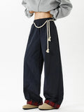 Zingj Velvet And Thick Cotton Pants Female Autumn Winter New Wear Loose Casual Show Thin Wide Leg Shake Wool Casual
