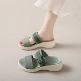 Cool Drag Women Wear 2025 Summer New Slope With A Foot Pedal Cold Slippers Korean Version Of Leisure Word