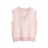 Houndstooth knitted Sweater-Outfit
