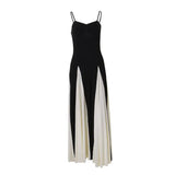 Zingj Women's Fall 2024 New Fashion Temperament Elegant Sexy Royal Sister Slim Bump Color Halter