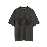 Retro Loose Street Y2k T-shirt-Outfit