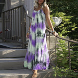 Quality Loose Tie-dye Print Long