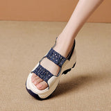 Sandals Women's New Summer 2025 New Fashion Retro Small Cozy Casual Thick-Solum Beach