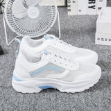 Sneakers Women's New Autumn 2025 New Fashion Breathable Small White Shoes Women's Round Head Coloring Heightening Women's