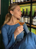Round Neck Flare Long Sleeve Maxi Dress Women Solid Color Slim Wrap Hip Robes 2025 Fashion Female Vacation Party Vestido 211-0-Outfit