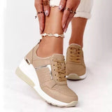 Flat-Bottomed Casual Shoes In The Autumn Of 2025 New Thick Bottom Slope And Old Dad Shoes With Slopes And Sneakers For