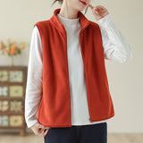 Autumn And Winter New Mother Dress Rocking Velvet Horse Clip Warm Casual Coat Women Fashion Shoulder Vest