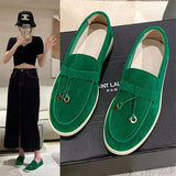 Flat Bottom Large-Size Low-Top Single-Shoe Women's Soft Soles Light And Solid Color Footboard Shoes