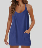 Summer Explosion Lady Slings Joint Shorts Dressing Dress Casual