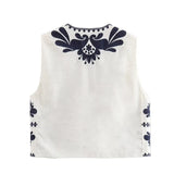 New Embroidery Round Cardigan Fashion Horse