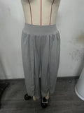 And Summer 2025 New Fashion Splendable Slim High Waist Open High Fork Trousers Loose Leisure