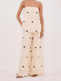 Trousers Set 2025 Spring And Summer New Fashion Casual Wave Trousers Set