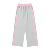 Striped Side Bow SweatpantsOutfit