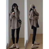 And Winter Women's New Top Temperament Long-Sleeved Knitted Shirt 2025 Autumn Women's New Fashion Sweater Bottom