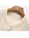 Spring And Autumn Women's Round-Neck Knitted Shirt Jacket Puppy Pattern Sweater Women Put On The Long Sleeve Design