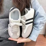 Leisure Flat-Bottomed Women's Shoes New Spring And Autumn College Wind Small White Shoes Soft Soles Lace Women's