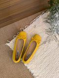 Bow Red Flat Shoes Grandma Shoes Spring And Autumn Lazi Shoes Gentle Single Shoes Retro Women's