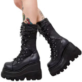 And Martin Boots 2025 New Large-Size Punk Style Handsome Mid-Sleest Boots