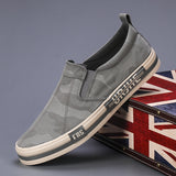 New Trendy Shoes Men's Canvas Shoes Spring And Autumn Leisure Old Beijing Cloth Shoes Lazy One Foot Pedal Shoes