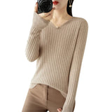 Zingj Sweater Female 2023 Spring And Autumn Knit Bottom Shirt Fashion Slim Long Sleeve Skin-Friendly Soft Bottom Top-Outfit