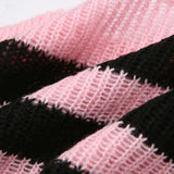 Striped Knitted Shrug