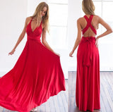 Cross-Back Sexy Tie Dress Long Dress