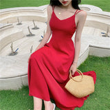 Zingj Satin Backback Cross Halter Dress Holiday Big