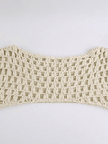 Long Sleeve Crochet Bolero Knit Top- Outfit