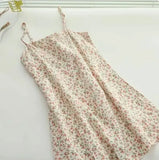 Dress Women Mini Summer Slim Sexy 3 Colors Floral Retrto Leisure Ladies Streetwear Hot Sale Soft Fashion Vestidos