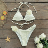 Three-Point Mini Bikini Low-Waist Sexy Strap Split Swimsuit Women 2025 New