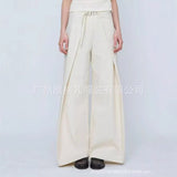 Women's Wear Irregular Loose Casual Trousers Wide Leg