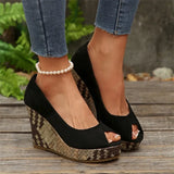 Fish Mouth Slope With High Heel Single Shoes Women's New Light-Footed Single Shoes In