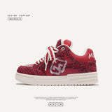 Shoes To Destroy The Aesthetic Double Shoes Tongue National Trend Men's Shoes Men's Fashion Shoes Bread Shoes Men's And Women's Same Small White