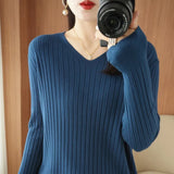 Zingj Sweater Female 2023 Spring And Autumn Knit Bottom Shirt Fashion Slim Long Sleeve Skin-Friendly Soft Bottom Top-Outfit