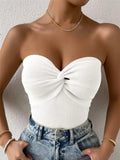Wish Women's New Brooch Knitting Vest Shirt Bare