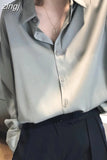 Spring Women Clothing Office Lady Shirt Female White Tops Vintage Chiffon Long Sleeve Blouse Blusa Korean Clothes