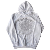 Fashion Hip Hop Print Sp5der Cobweb Hoodie Sweater Suit Men's