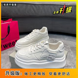Chinese Small White Shoes Women Low-Heeled Niche Shoes 2025 Summer New Commute To Increase Wear-Resistant Street Shooting Derain